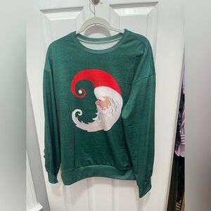 Green Santa Sweatshirt